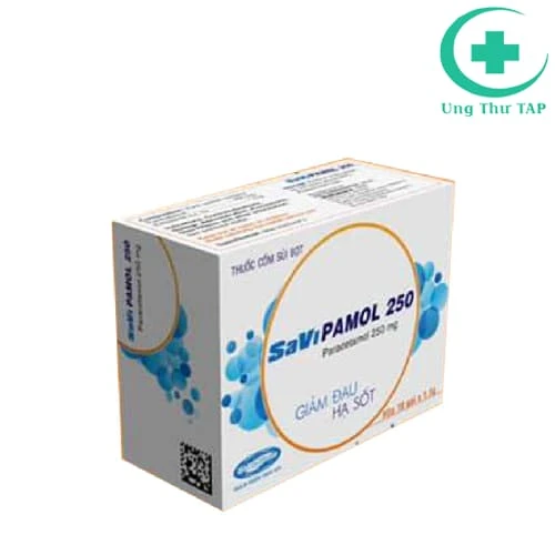 Savipamol 250 - Thuốc hạ sốt, giảm đau của Savipharm