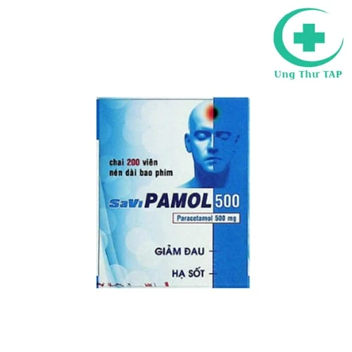 SaViPamol 500 - Thuốc giảm đau, hạ sốt của Savipharm