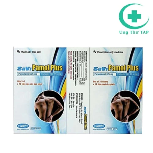 SaViPamol Plus - Thuốc giảm đau từ vừa đến nặng hiệu quả