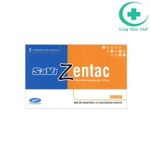 SaViZentac 150mg - Điều trị viêm loét tá tràng hiệu quả