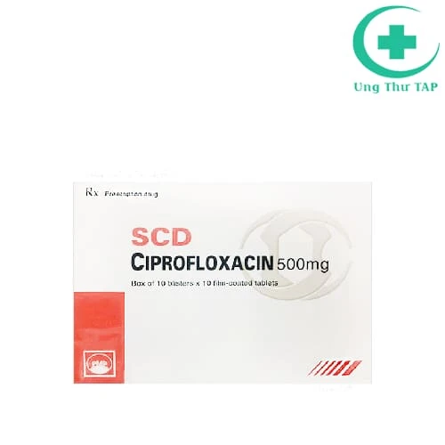 SCD Ciprofloxacin 500mg Pymepharco - Điều trị nhiễm trùng