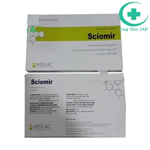 Sciomir 4mg/2ml- Thuốc điều trị liệt nửa người - Medlac Pharma