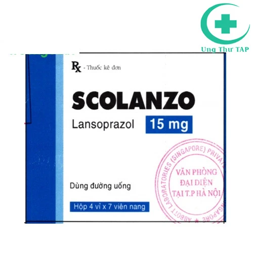 Scolanzo 15mg - Điều trị viêm thực quản, loét dạ dày - tá tràng