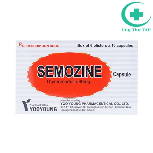 Semozine Cap - Điều trị tái phát nhiễm khuẩn hô hấp, viêm mũi dị ứng