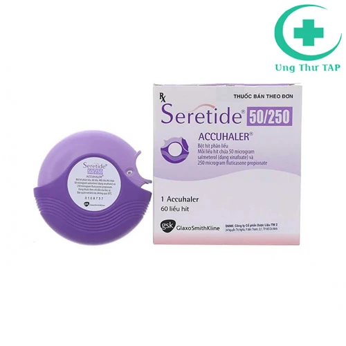 Seretide Accuhaler 50/250mcg - Điều trị tắc nghẽn đường dẫn khí