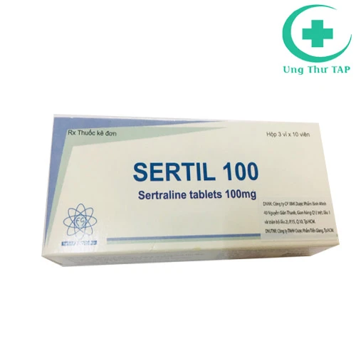 Sertil 100 - Điều trị bệnh trầm cảm nặng, rối loạn hoảng sợ