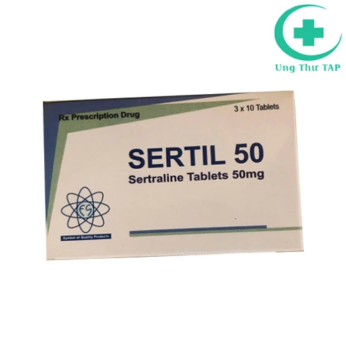 Sertil 50 - Điều trị bệnh trầm cảm nặng, rối loạn hoảng sợ