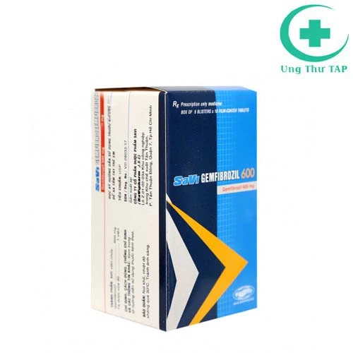 Savi Gemfibrozil 600 - Thuốc phòng và điều trị bệnh mạch vành