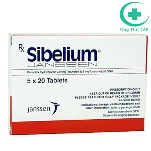 Sibelium 5mg - Thuốc điều trị triệu chứng rối loạn tiền đình