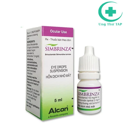 Simbrinza 5ml - Thuốc điều trị chứng tăng áp lực nội nhãn