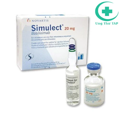Simulect - điều trị dự phòng thải ghép cấp tính trong cấy ghép thận.