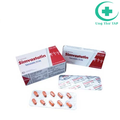 Simvastatin 10mg Khapharco - Thuốc điều trị tăng cholesterol máu