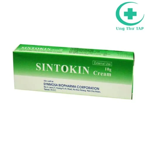 Sintokin Cream 10g - Thuốc điều trị viêm da, nhiễm trùng da