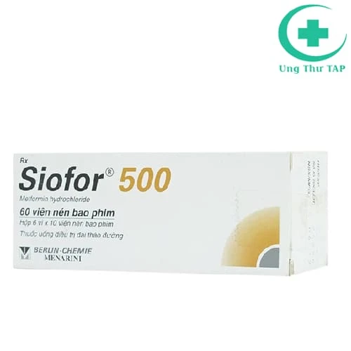 Siofor 500 Berlin-Chemie Menarini - Điều trị đái tháo đường