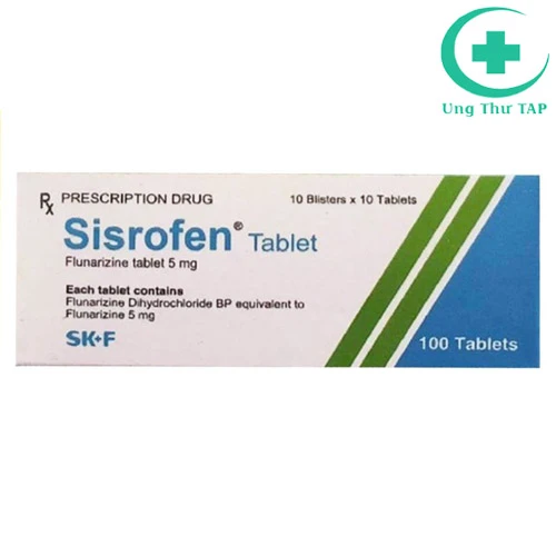 Sisrofen Tablet 5mg - Thuốc giúp chống say tàu xe hiệu quả