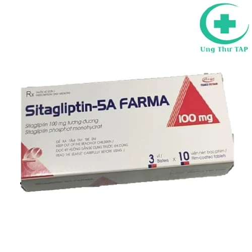 Sitagliptin-5A FARMA 100mg - Thuốc trị đái tháo đường tuýp 2
