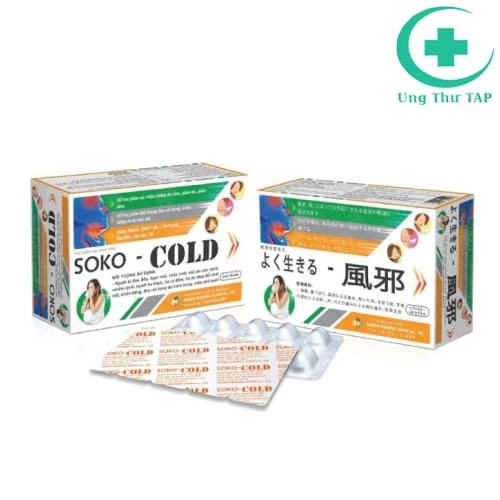Soko-Cold - Sản phẩm hỗ trợ giảm ho, giảm đờm, đau rát cổ họng