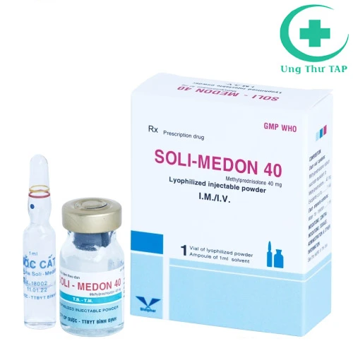 Soli-Medon 40 - Thuốc điều trị viêm khớp, thiếu máu, dị ứng nặng