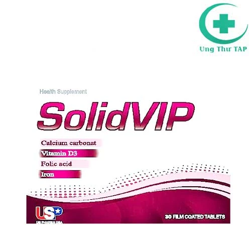 Solidvip - Hỗ trợ sự phát triển xương, giúp giảm còi xương ở trẻ em
