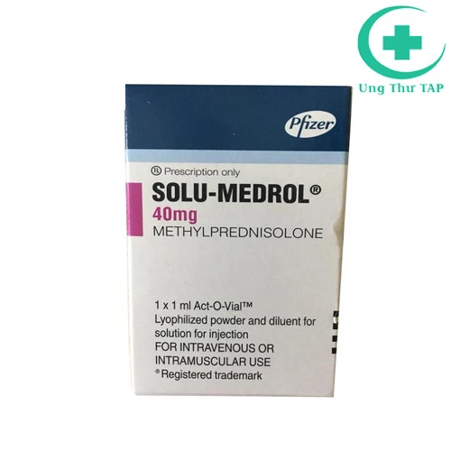 Solu - Medrol 40mg - Thuốc kháng viêm hiệu quả của Bỉ
