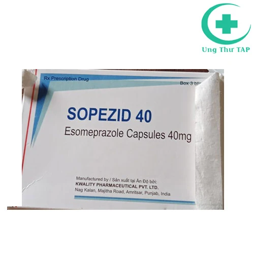 Sopezid 40mg - Thuốc điều trị trào ngược thực quản, dạ dày