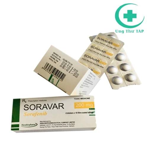 Soravar 200mg - Thuốc điều trị ung thư hiệu quả của Hera