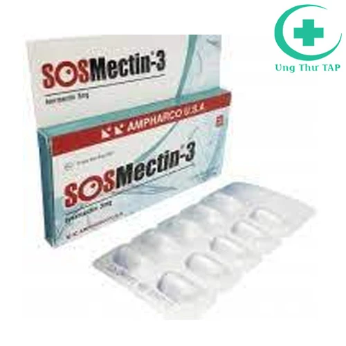 Sos Mectin-3 - Thuốc điều trị bệnh giun ở trẻ em của Ampharco