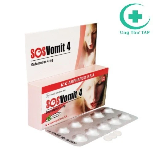 SOSVOMIT 4 Ondansetron - Thuốc phòng buồn nôn và nôn hiệu quả