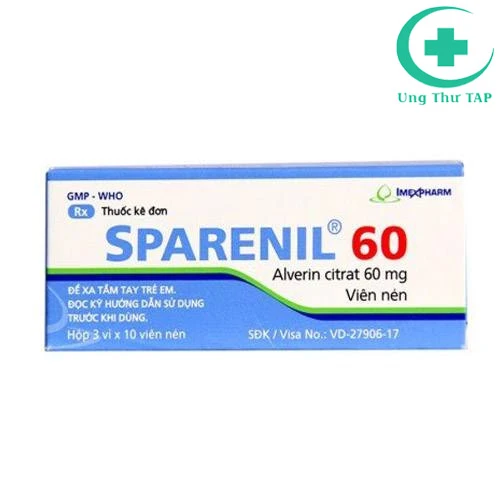 Sparenil 60 - Điều trị các cơn đau co thắt ruột của Imexpharm
