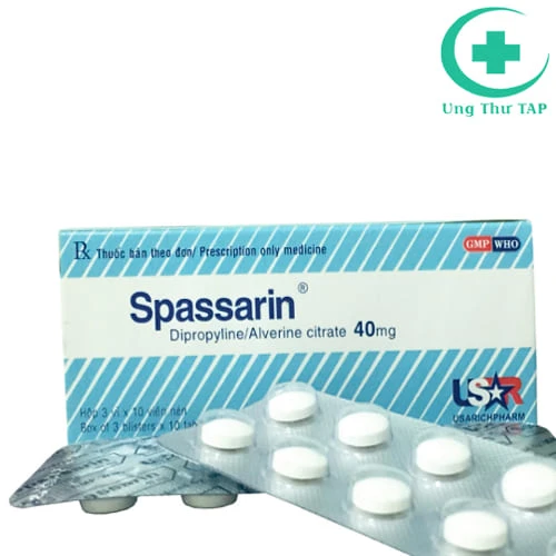 Spassarin - Thuốc chống đau do co thắt cơ trơn đường tiêu hóa