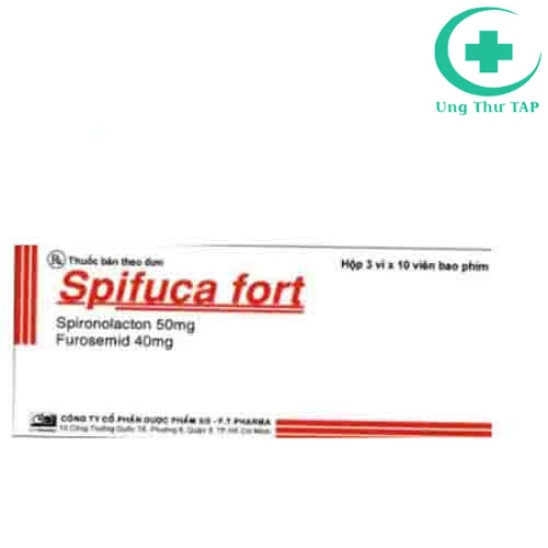 Spifuca Fort - Thuốc điều trị tăng huyết áp, suy tim sung huyết