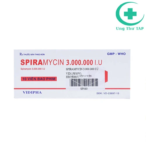 Spiramycin 3 MIU Vidipha - Thuốc điều trị nhiễm khuẩn hiệu quả