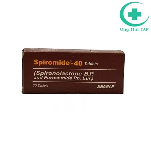 Spiromide-40 Searle - Thuốc điều trị suy tim sung huyết