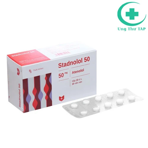 Stadnolol 50 - Thuốc tăng huyết áp, đau thắt ngực hiệu quả