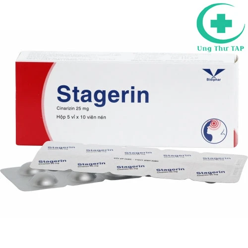 Stagerin 25mg - Điều trị say tàu xe, rối loạn tiền đình hiệu quả
