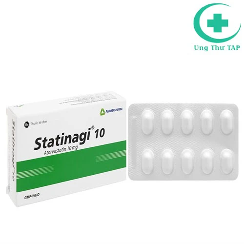 Statinagi 10- Thuốc điều trị tăng cholesterol máu của Agimexpharm