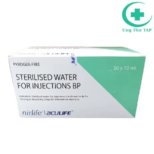 Sterilised water for injection BP 10ml Aculife - Nước pha tiêm