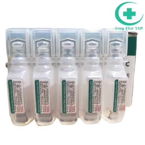 Sterilised water for injection BP 5ml Amanta - Nước cất pha tiêm