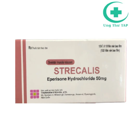 Strecalis 50mg - Thuốc điều trị viêm khớp, tăng trương cơ lực