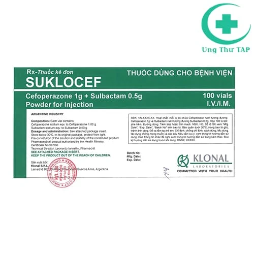 Suklocef Klonal - Thuốc kháng sinh điều trị nhiễm khuẩn hiệu