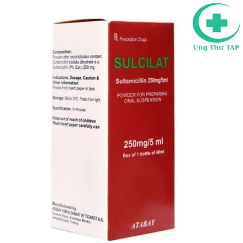 Sulcilat 250mg/5ml - Thuốc điều trị nhiễm khuẩn của Thổ Nhĩ Kỳ