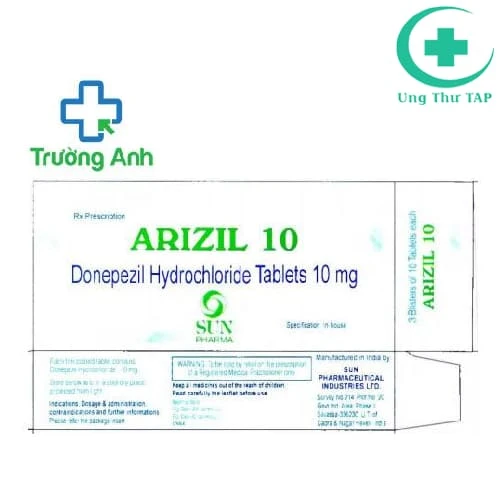 Sundonep 10 (Arizil 10) Sun Pharma - Thuốc điều trị động kinh