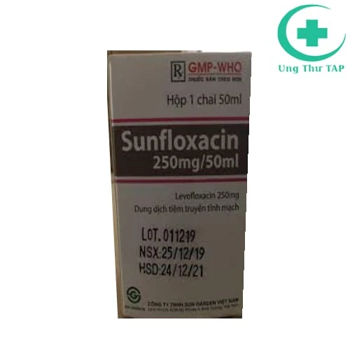 Sunfloxacin 250mg/50ml - Thuốc đều trị nhiễm trùng hiệu quả