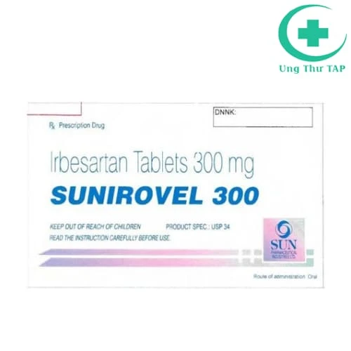 Sunirovel 300 Sun Pharma - Thuốc điều trị tăng huyết áp