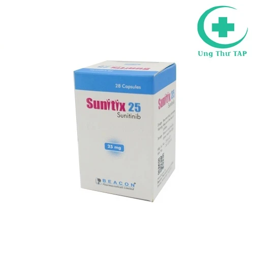 Sunitix 25mg - Thuốc điều trị nhiều bệnh ung thư hiệu quả