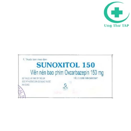 Sunoxitol 150 - Thuốc điều trị động kinh ở người lớn và trẻ em.