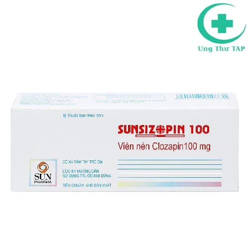 Sunsizopin 100 Sun Pharma - Điều trị tâm thần phân liệt