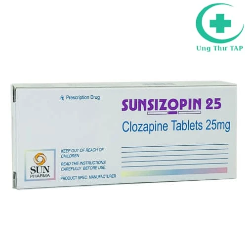 Sunsizopin 25 - Thuốc kiểm soát chứng tâm thần phân liệt