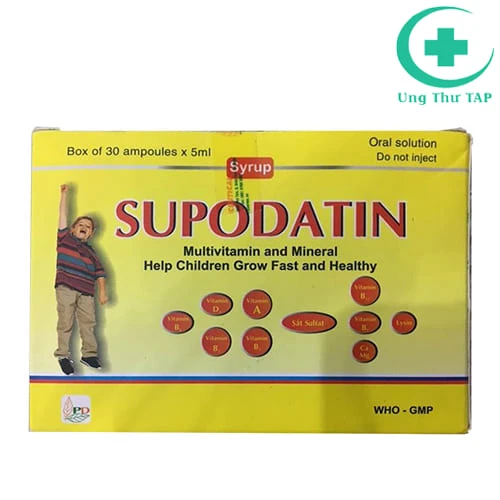 Supodatin - Thuốc bổ sung vitamin cho trẻ trong kỳ tăng trưởng