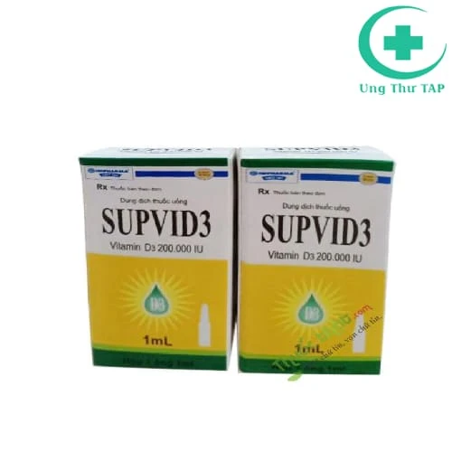 Supvid3 - Dung dịch uống bổ sung Vitamin D hiệu quả